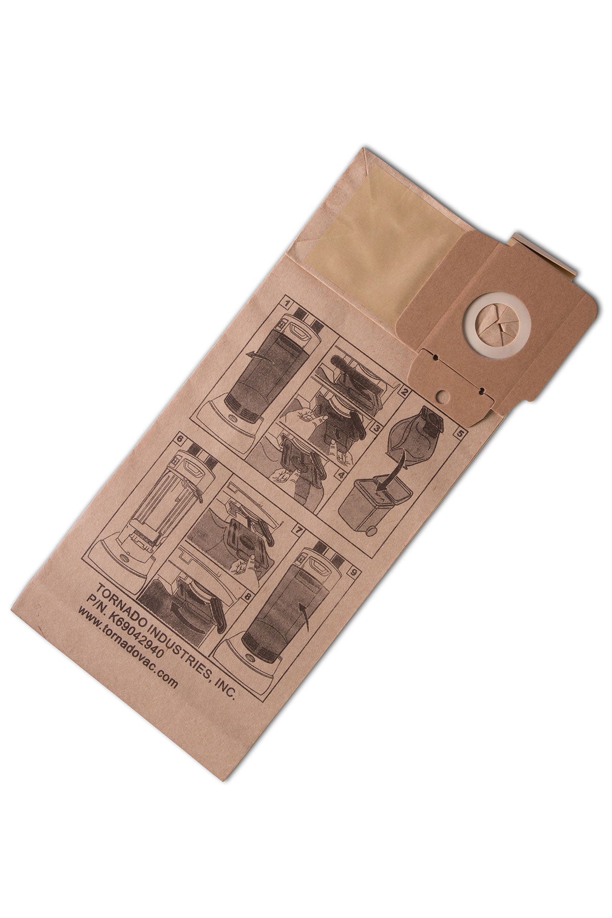 Tornado® Paper Replacement Vacuum Bags - 10pk
