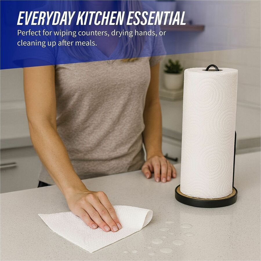 Genuine Joe® Flexible Size 2-Ply Kitchen Roll Towels - 30 Rolls