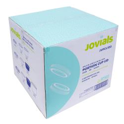 Jovials™ Clear Portion Cup Lid (3.25oz & 4oz) - 2500ct