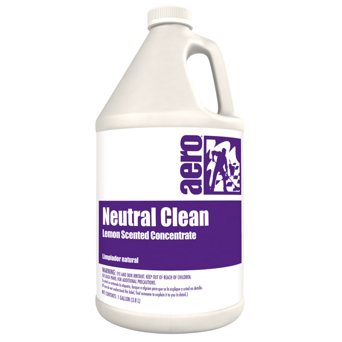 Aero® Neutral Clean Lemon Scented Neutral Cleaner - Gallon