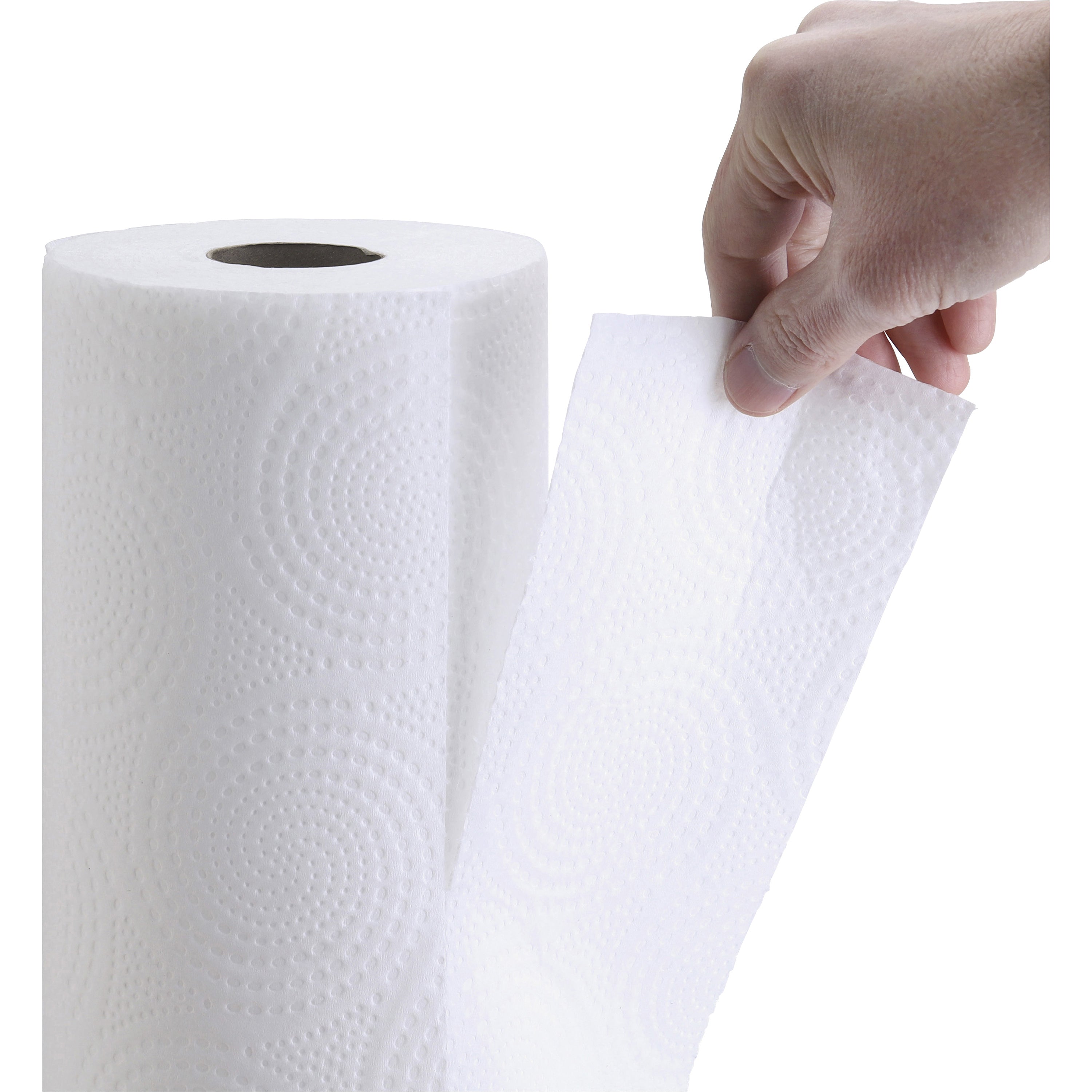 Genuine Joe 2-Ply Kitchen Roll Flexible Size Paper Towels - 30 Rolls