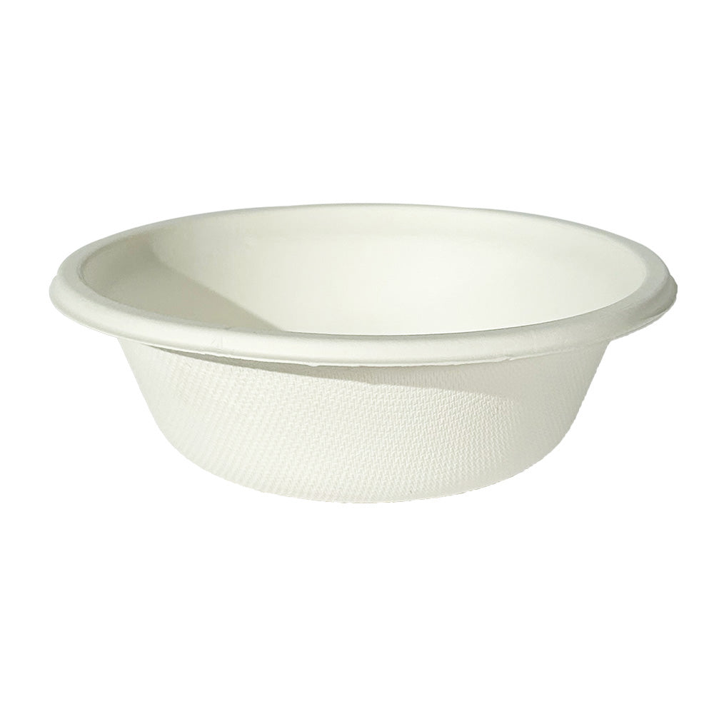Empress Earth® Heavy Weight 12oz Natural White Bagasse Bowl