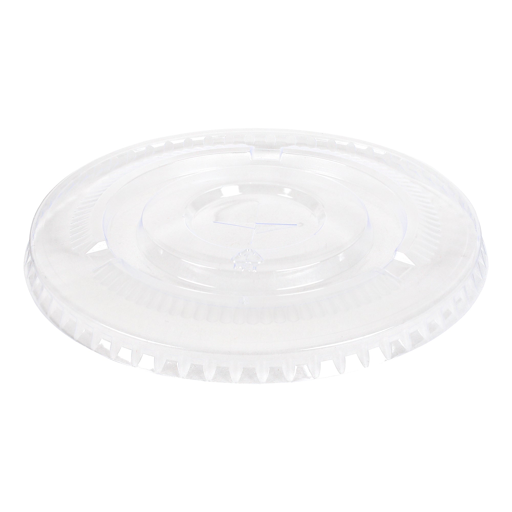 Empress EPETFL32 Flat Straw Slot PET Lid for 32 oz Cups
