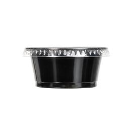 Jovials™ 2oz Black Plastic Portion Cup - 2500ct