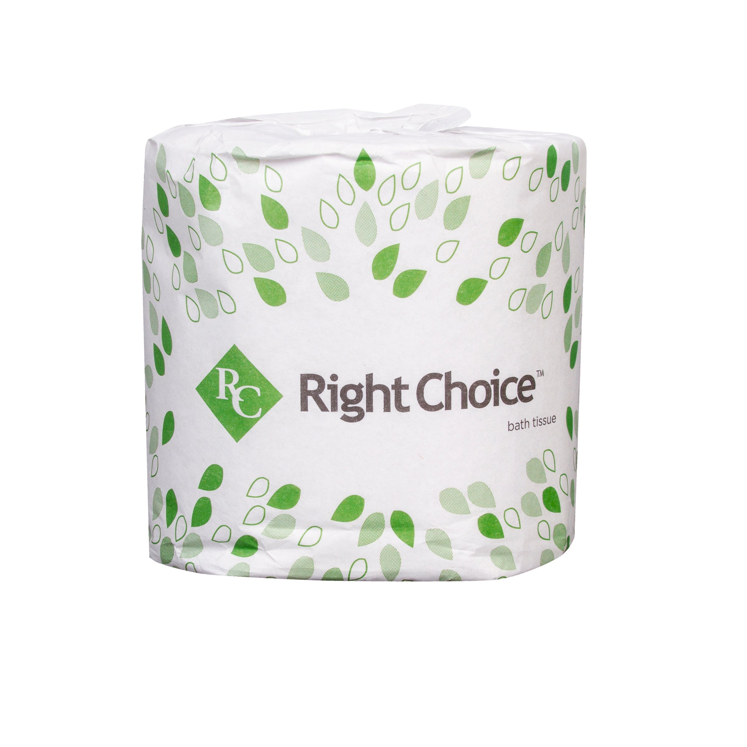 Right Choice™ Individually Wrapped 2-Ply Standard Bath Tissue 400 Sheet - 96 Rolls