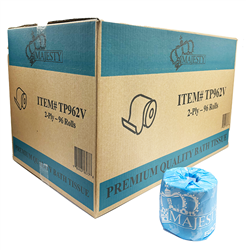 Majesty Individually Wrapped Standard 2-Ply Bath Tissue – 96 Rolls