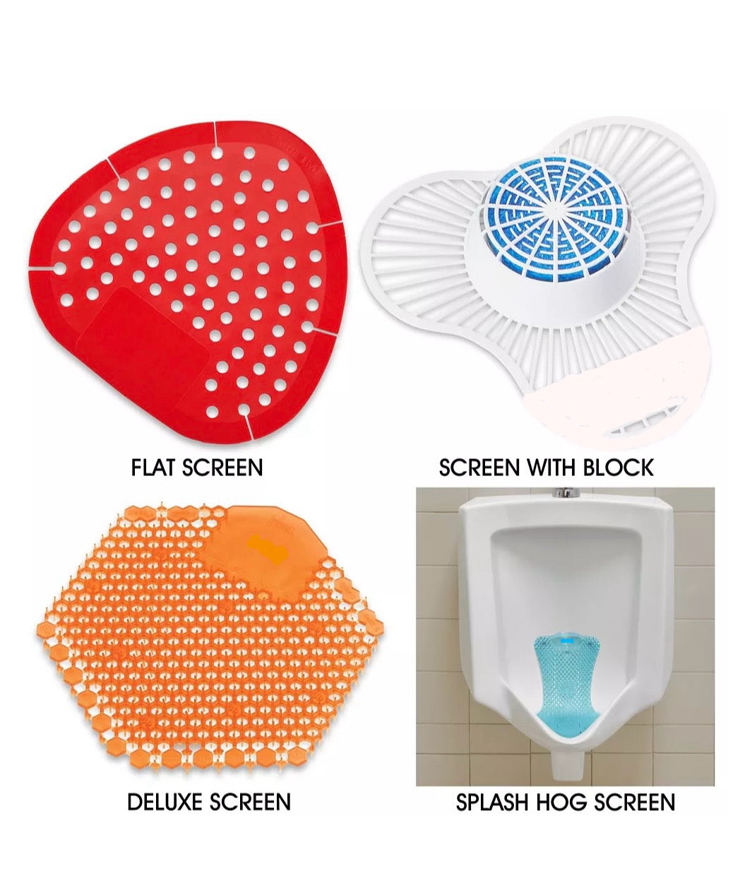 Urinal Screens & Blocks