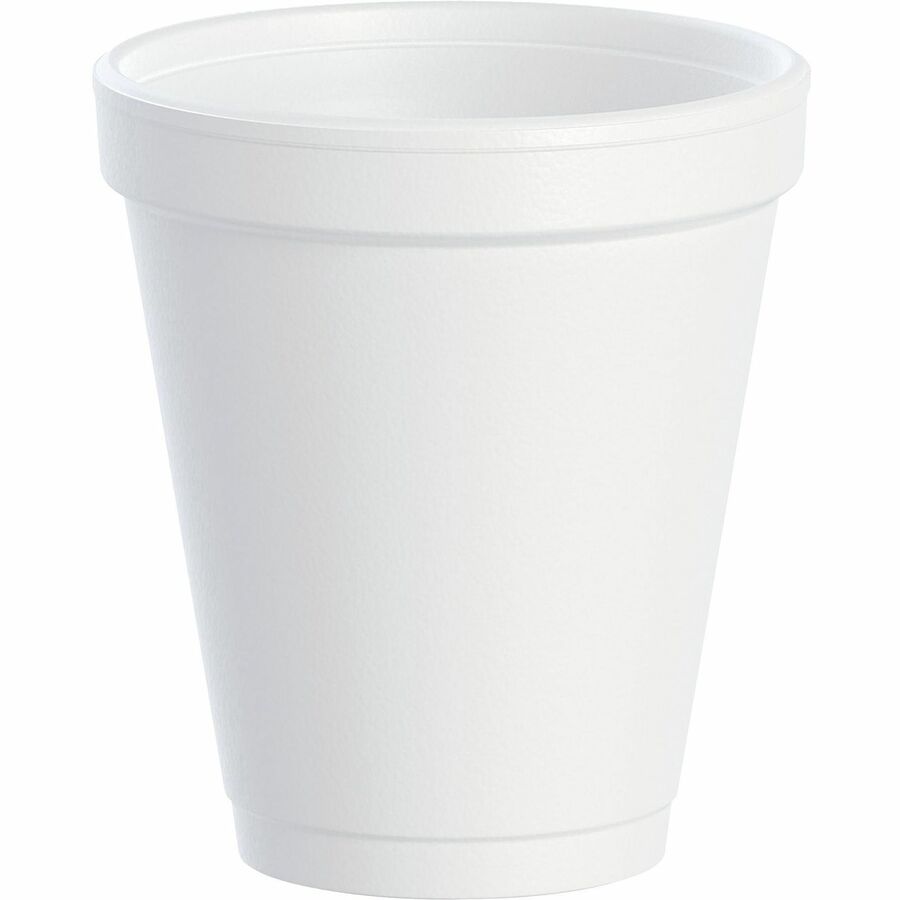 Dart® 6J6 6oz White Styrofoam Cup - 25ct (Sleeve)