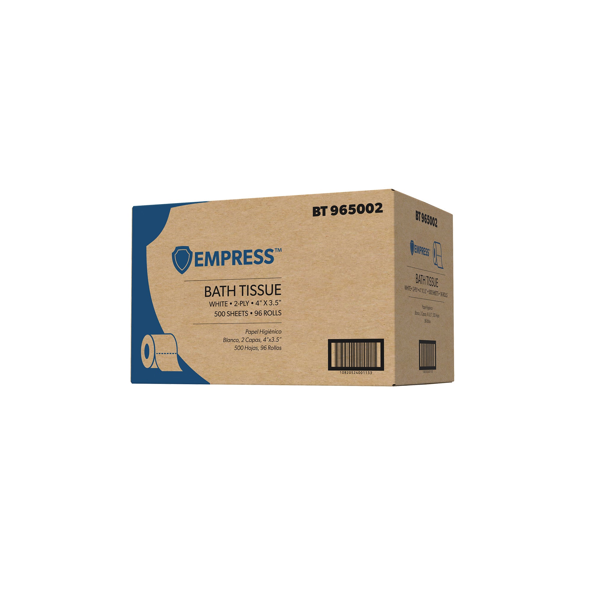 Empress® Premium 2-Ply Bath Tissue – 500 Sheets/Roll – 96 Rolls/Case