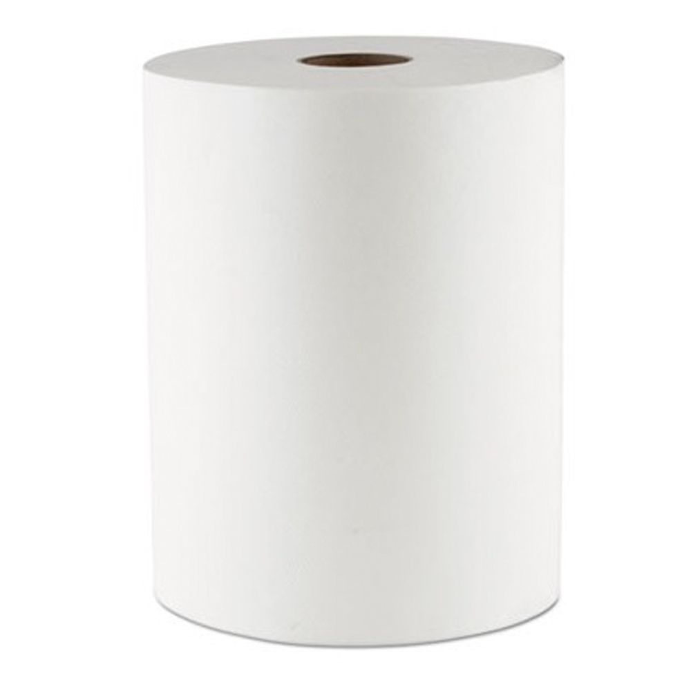 Royalty 10” x 800' White Hard Roll Towel - 6ct