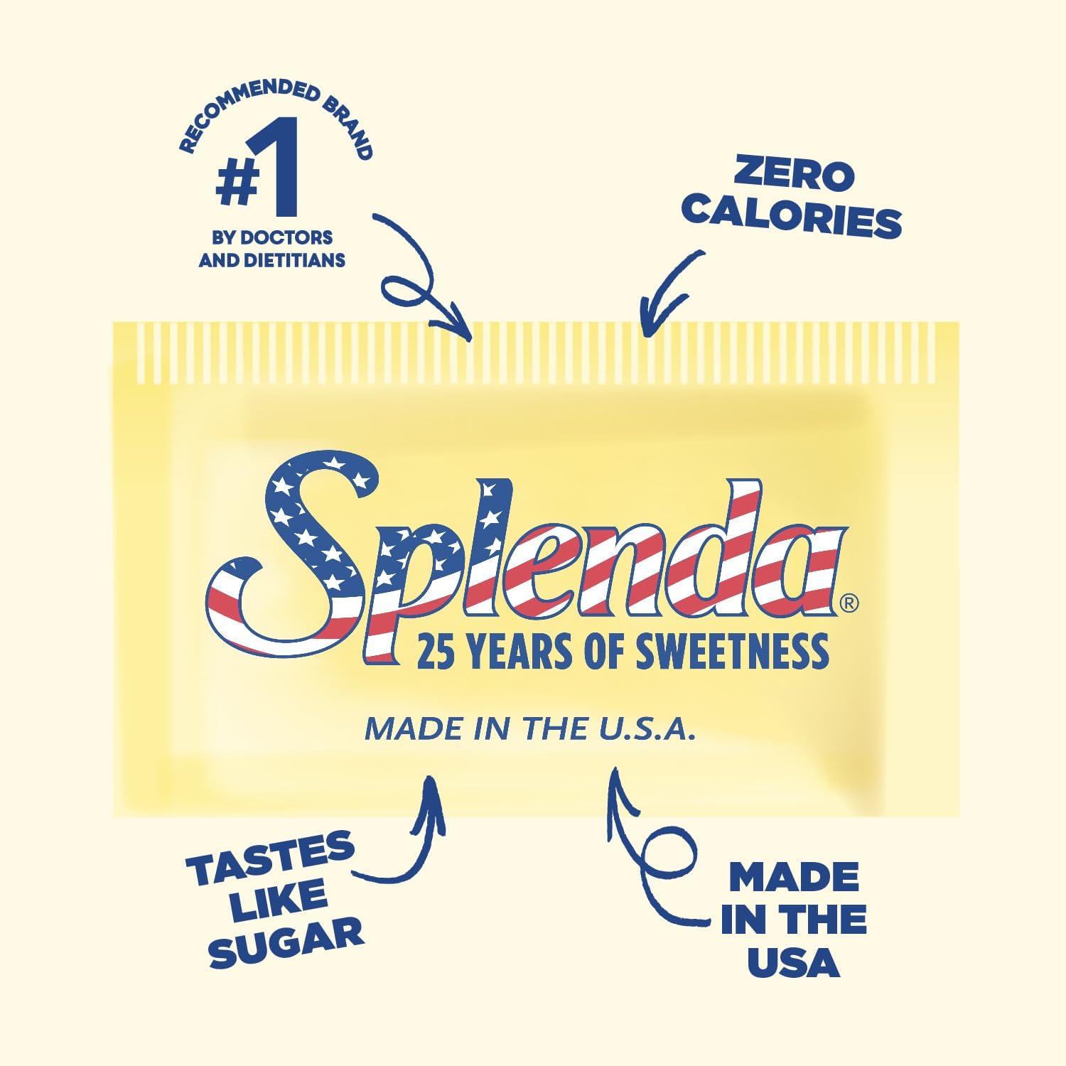 Splenda® Sweetener Packets – 2000 Count