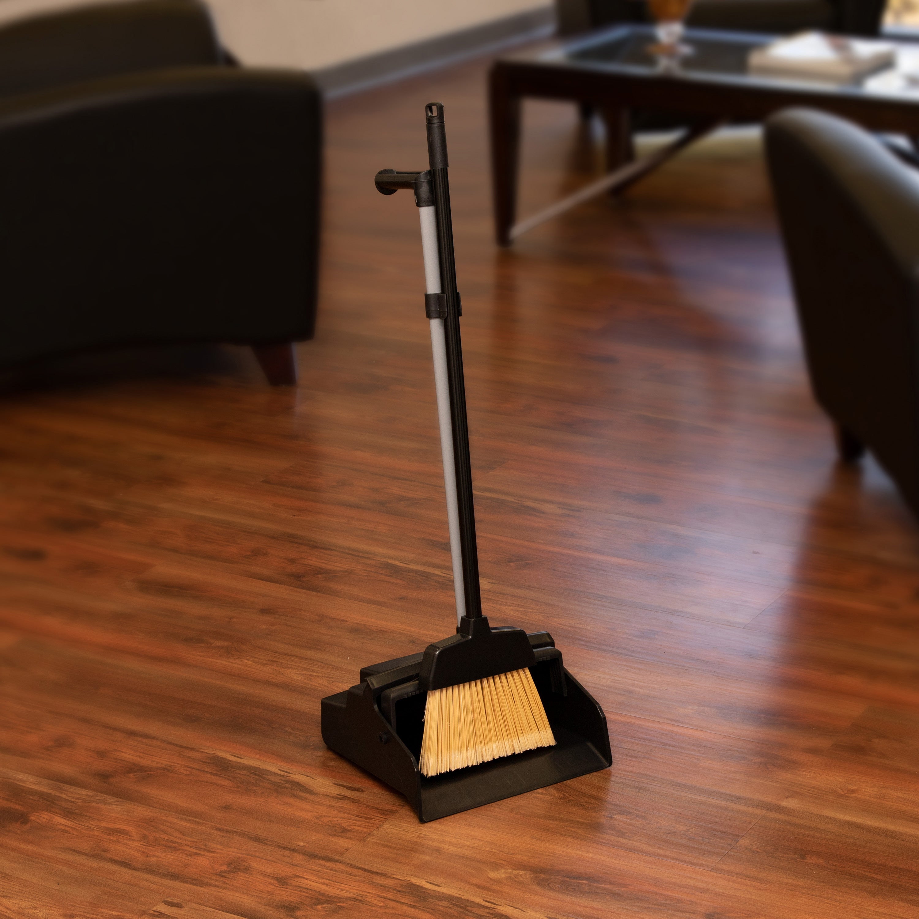 Lobby Dust Pan & Broom Combo Kit