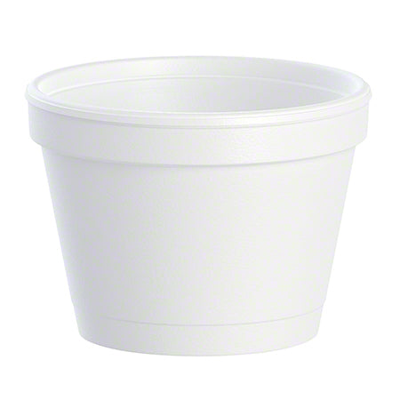 Dart® 4J6 White 4oz Foam Food Container - 1000ct