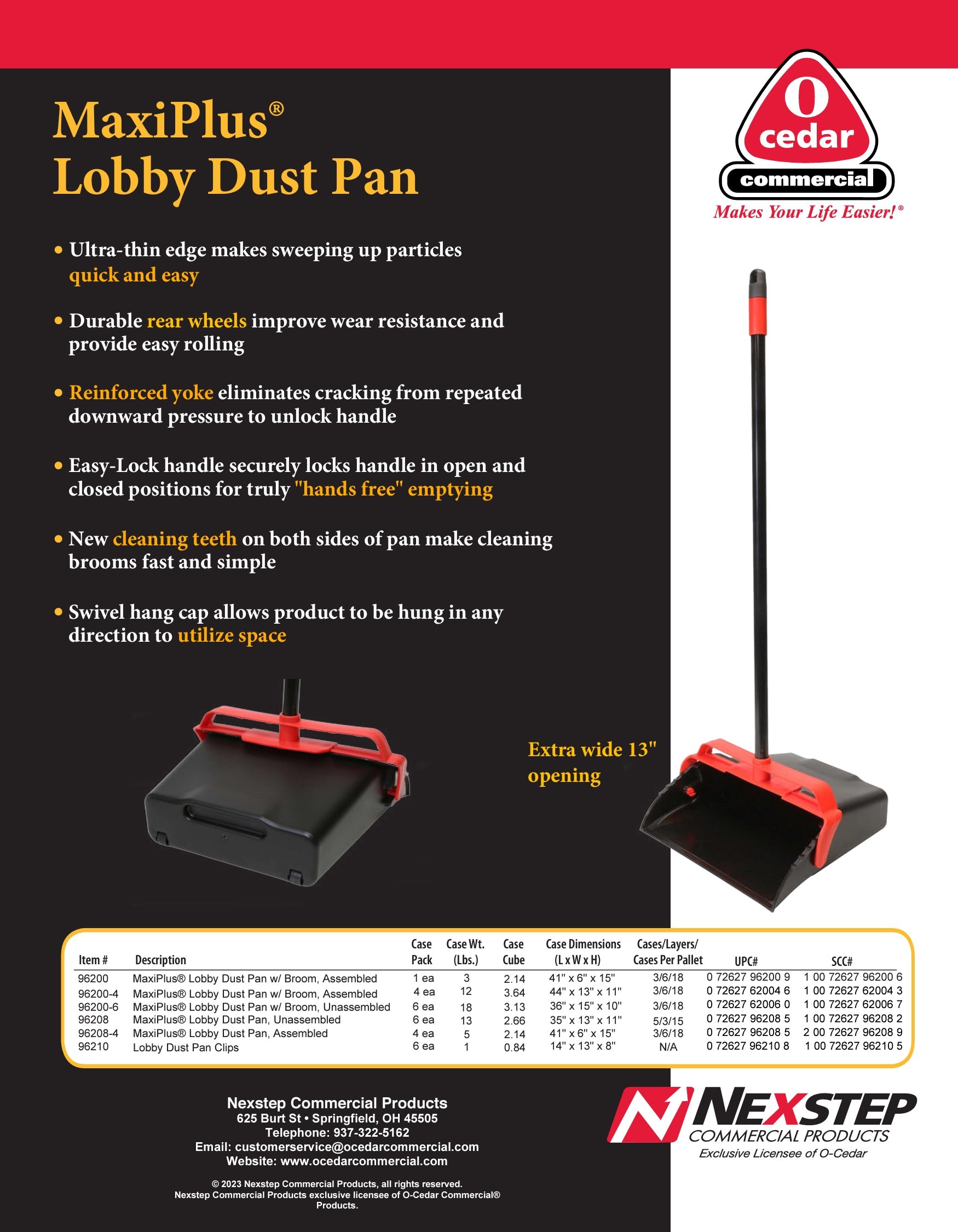 MaxiPlus Lobby Dust Pan