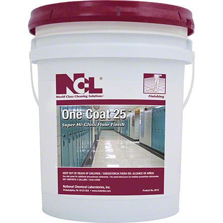 NCL® One Coat 25 Super High Gloss Floor Finish - 5 Gal