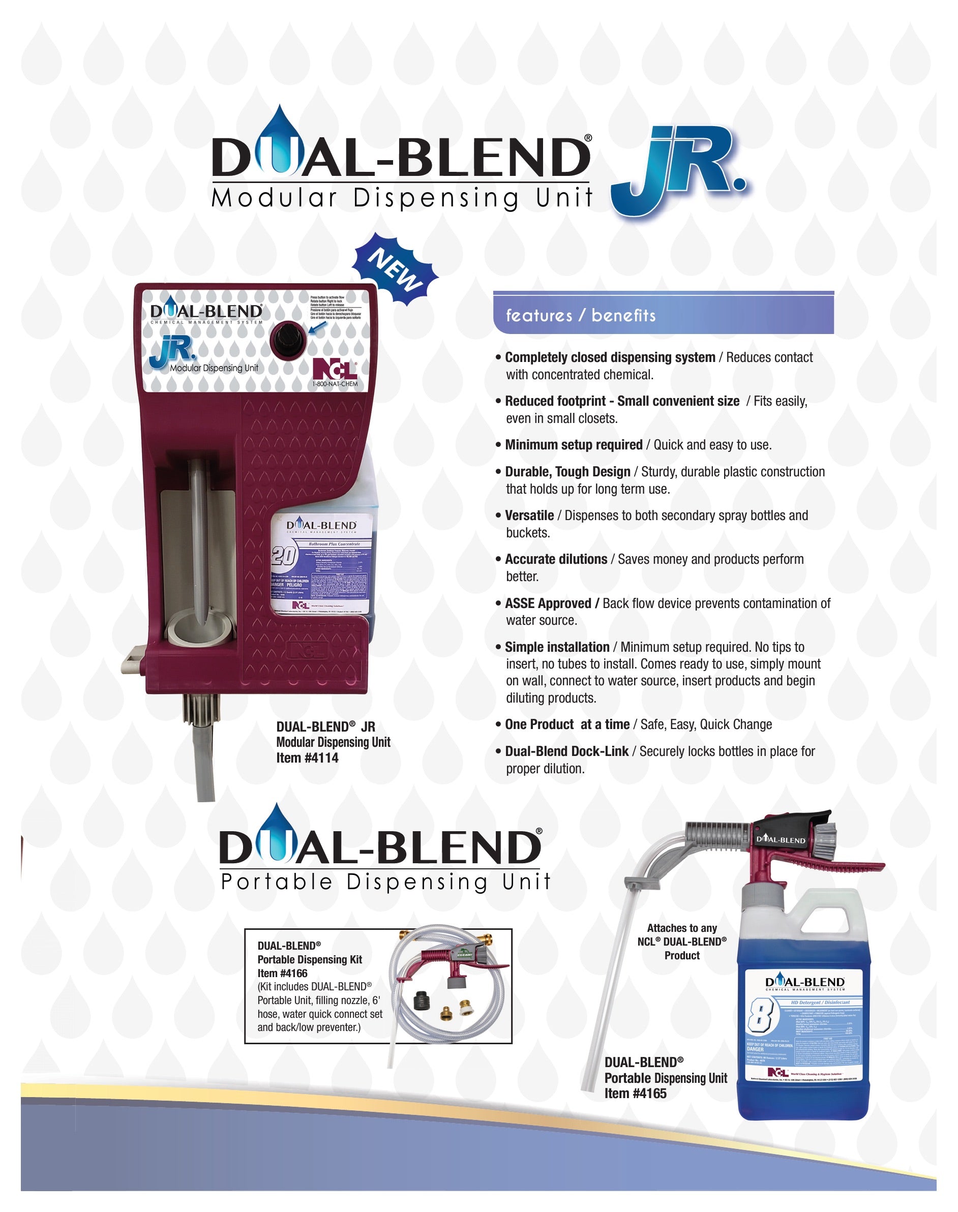 NCL® Dual-Blend® Portable Dispensing Unit