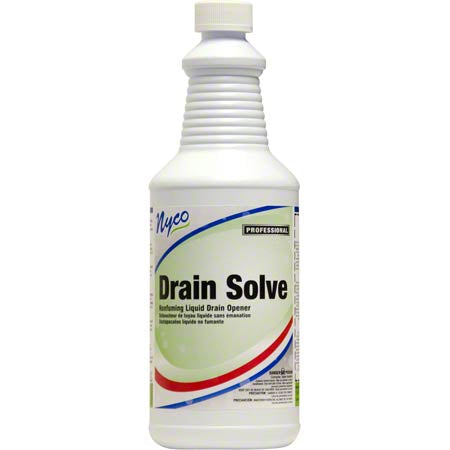 Nyco® Drain Solve Liquid Caustic Drain Opener - Qt.