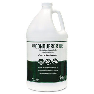 Fresh Products Bio Conqueror 105 Enzymatic Odor Counteractant Concentrate - Cucumber Melon - Gallon