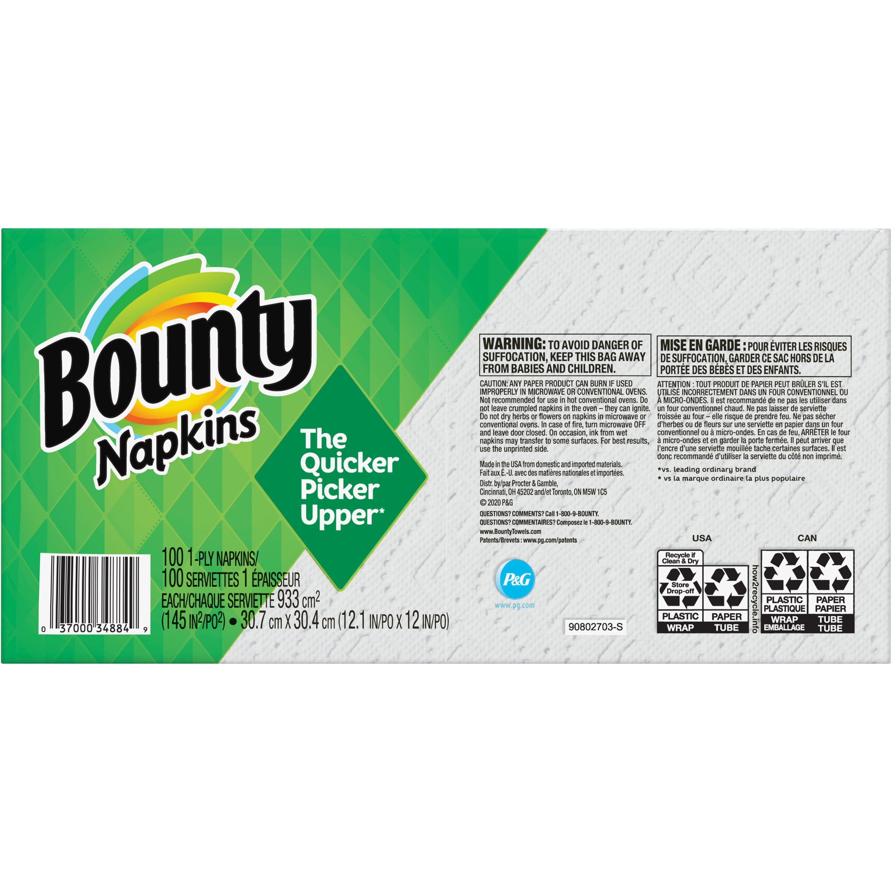 Bounty® Quilted Napkins - 100ct