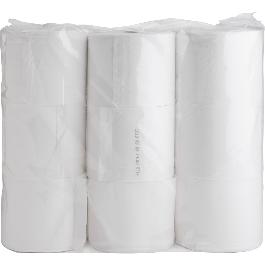 Genuine Joe Double Capacity Small Core 2-Ply Toilet Tissue