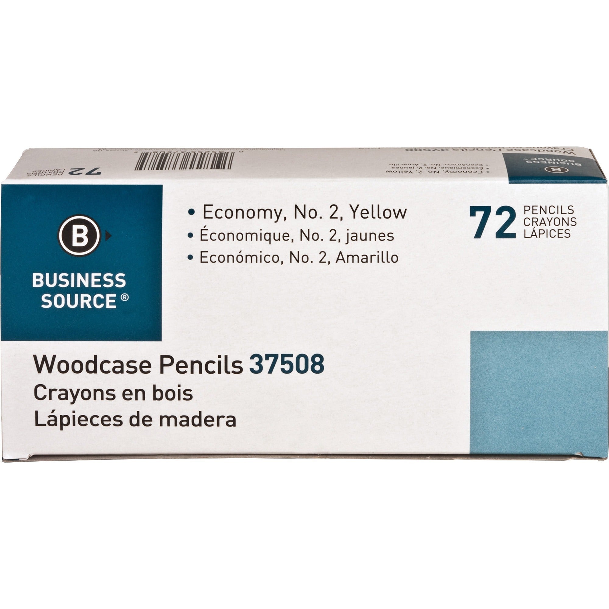 Business Source Woodcase No. 2 Pencils - 72ct