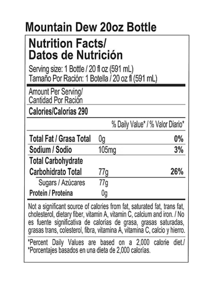 Mountain Dew® 20oz Bottles - 24ct