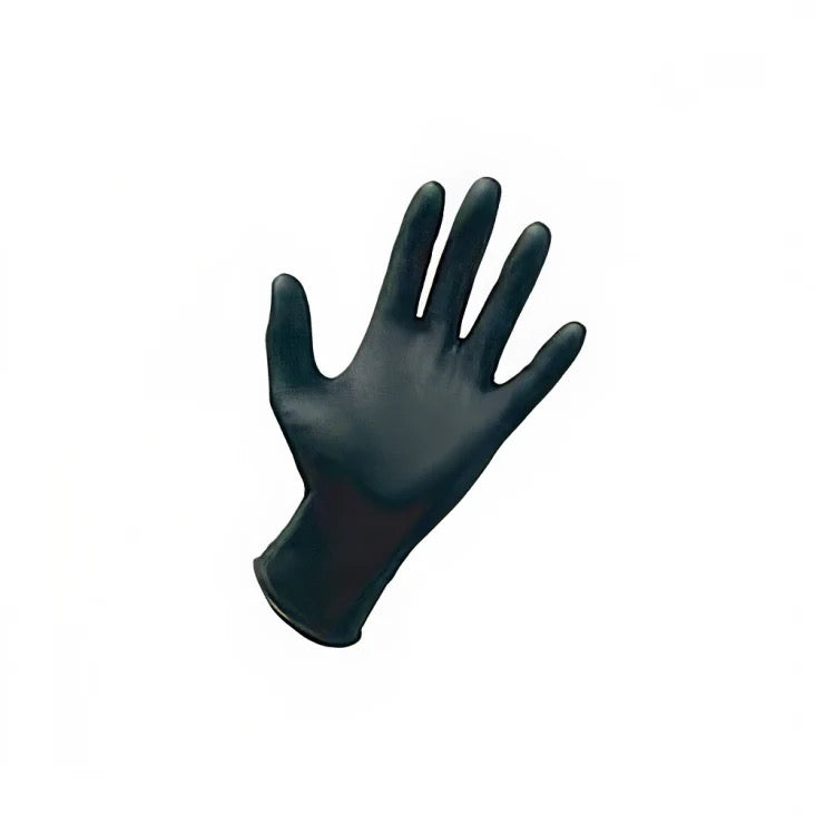 AMBITEX® 5 Mil Powder Free Black Nitrile Exam Gloves