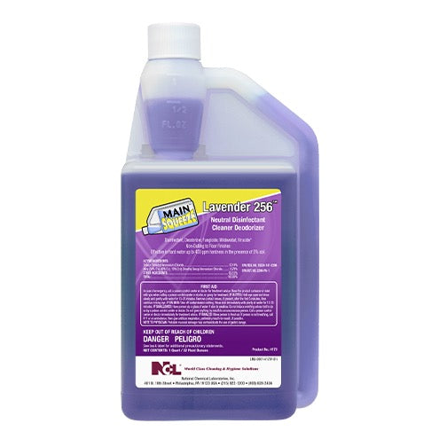 MAIN SQUEEZE™ Lavender 256 Neutral Disinfectant Cleaner Deodorizer