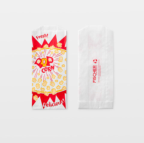 Fischer 330 Printed Popcorn Bag – Case of 1000