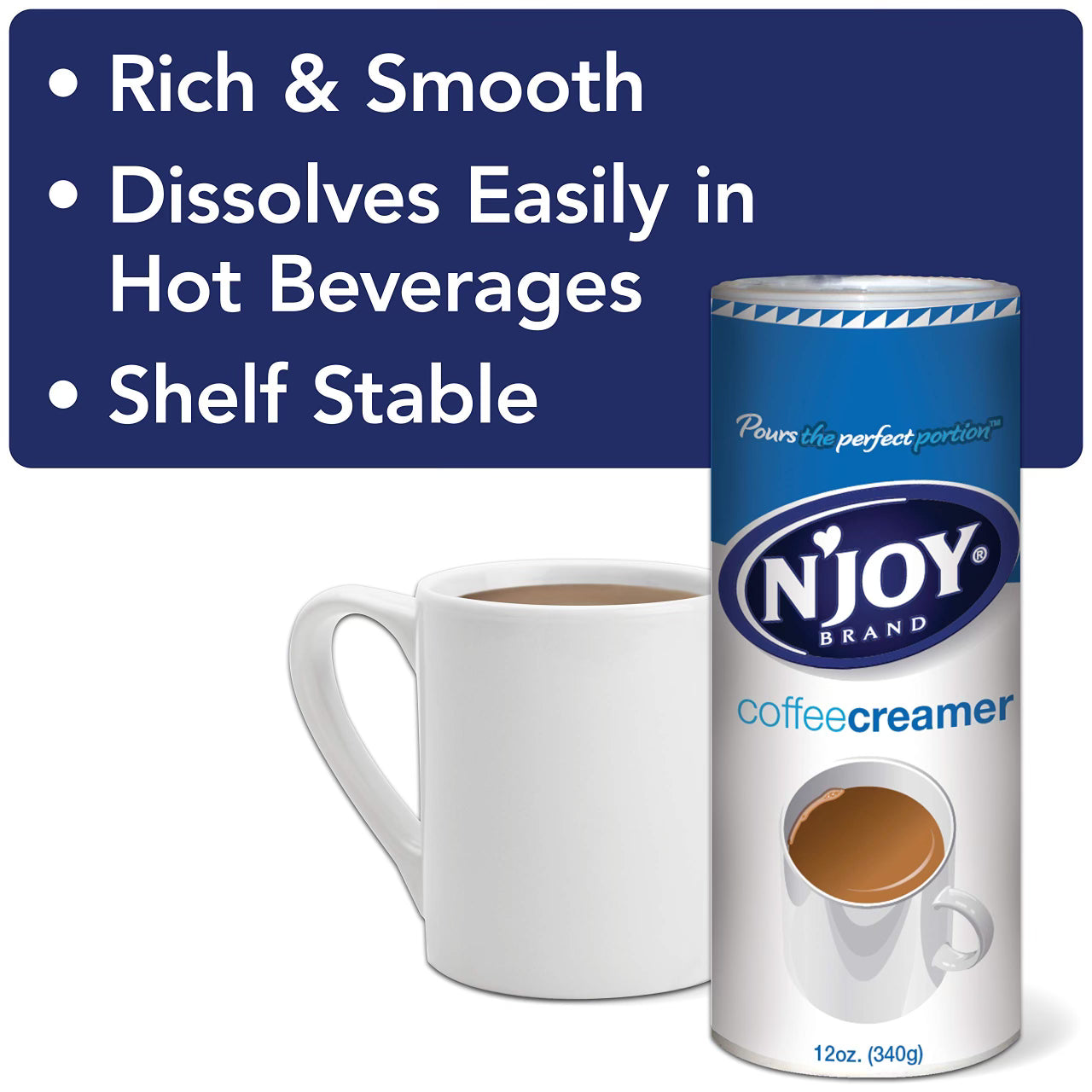 N'Joy Non-Dairy Powdered Coffee Creamer