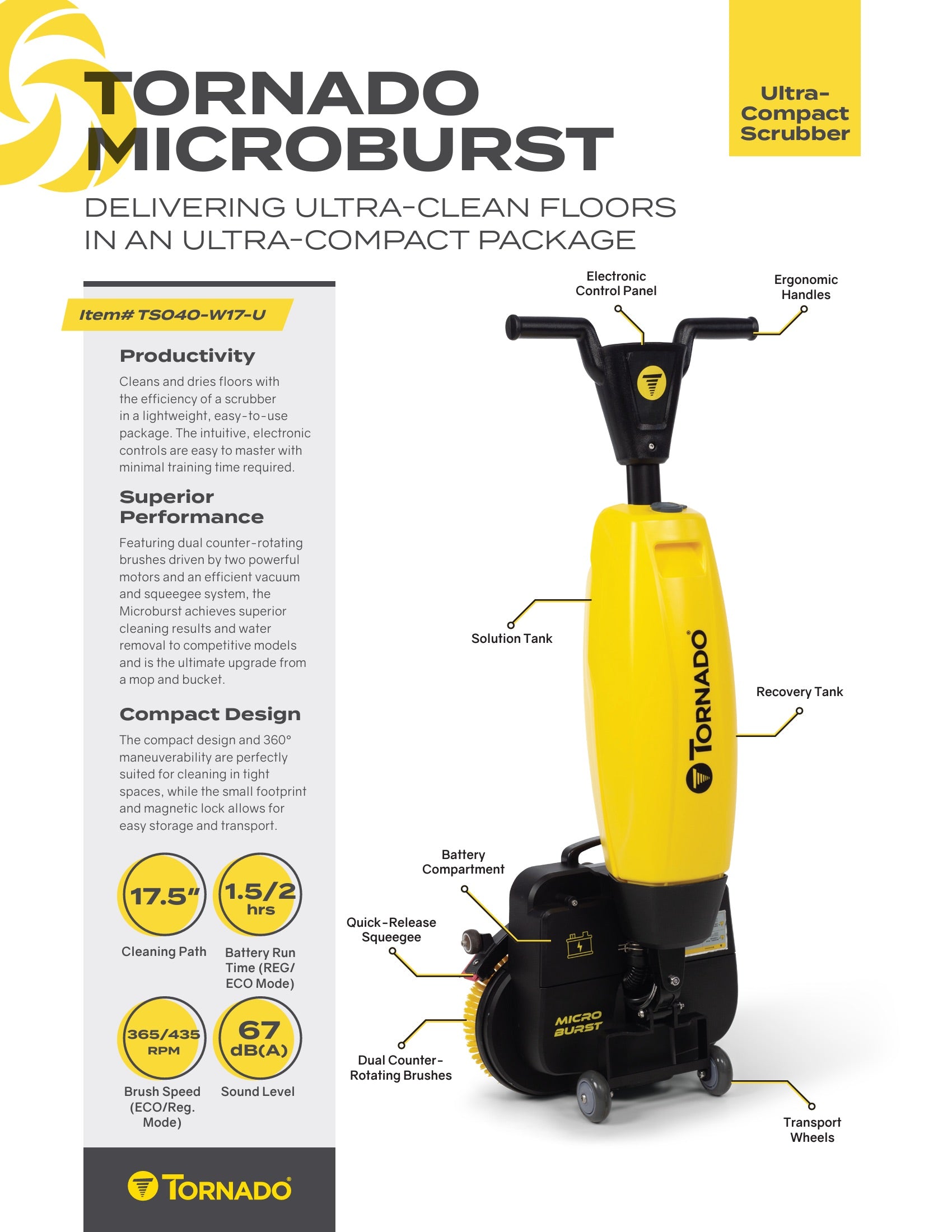 Tornado® Microburst Ultra-Compact Scrubber