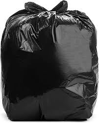 24”x32” 12-16 Gallon .8 Mil Black Can Liner 500ct