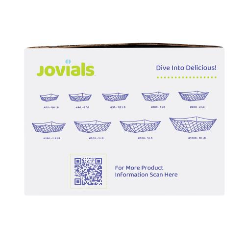 Jovials™ #500 Clay Coated 5lb Paper Red Check Food Tray
