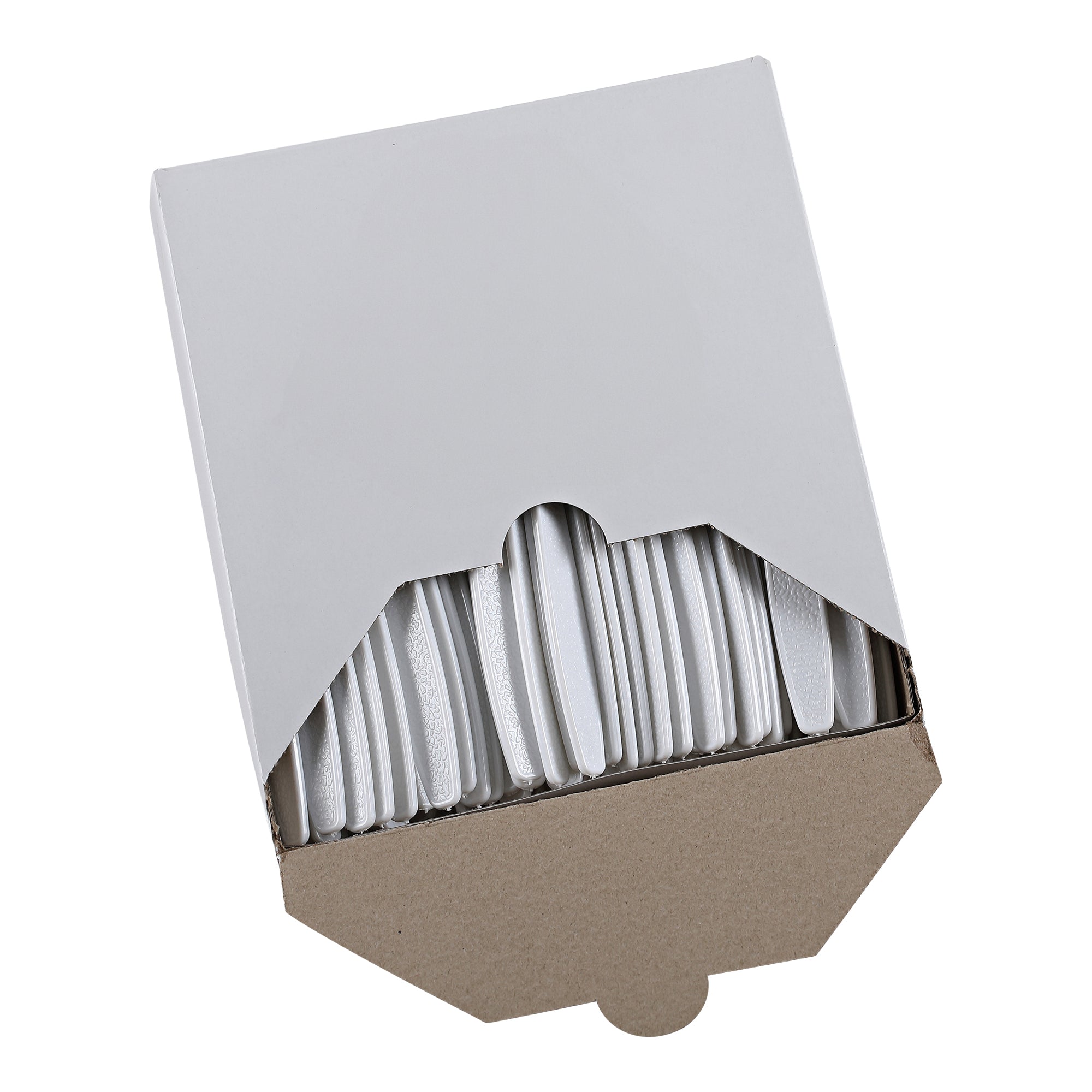 Empress Extra Heavy Weight Polystyrene White Knives - 100ct