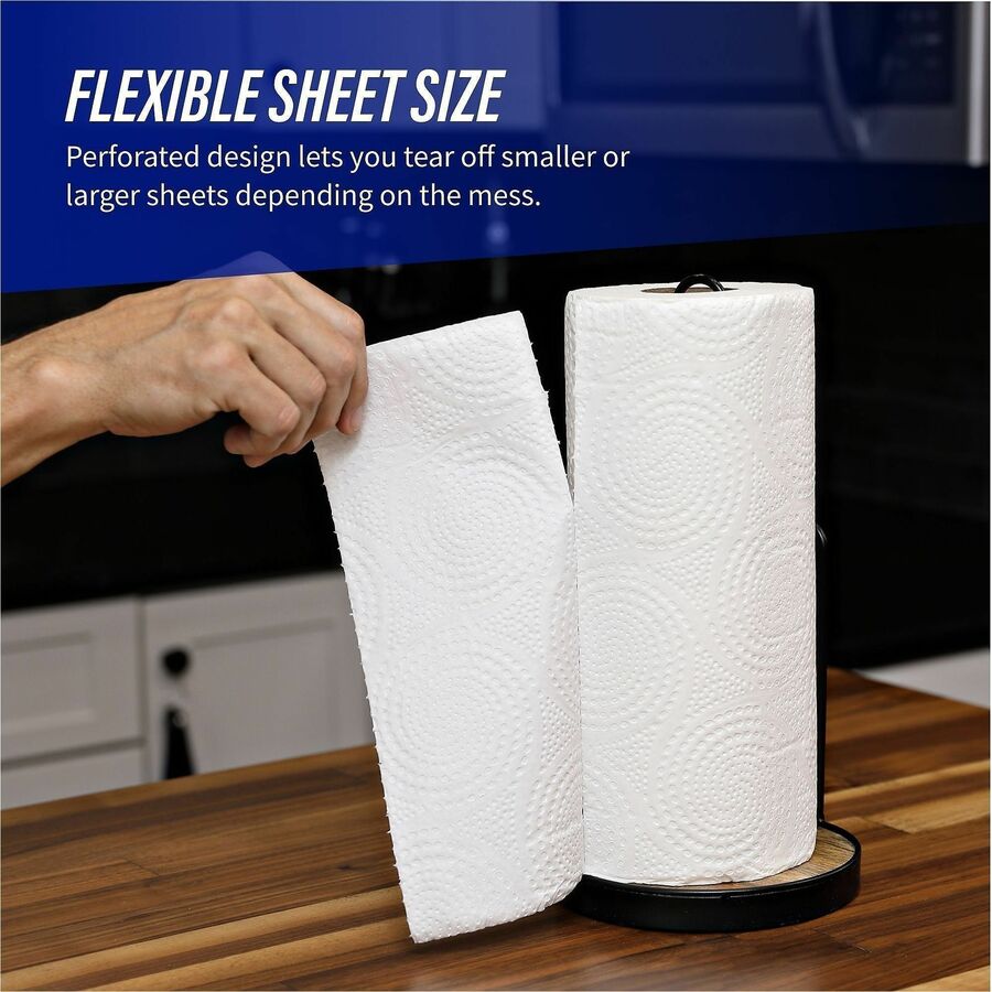 Genuine Joe® Flexible Size 2-Ply Kitchen Roll Towels - 30 Rolls