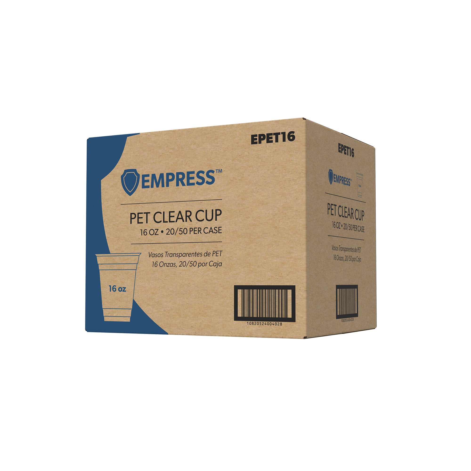 Empress® PET Clear Cup – 16 oz