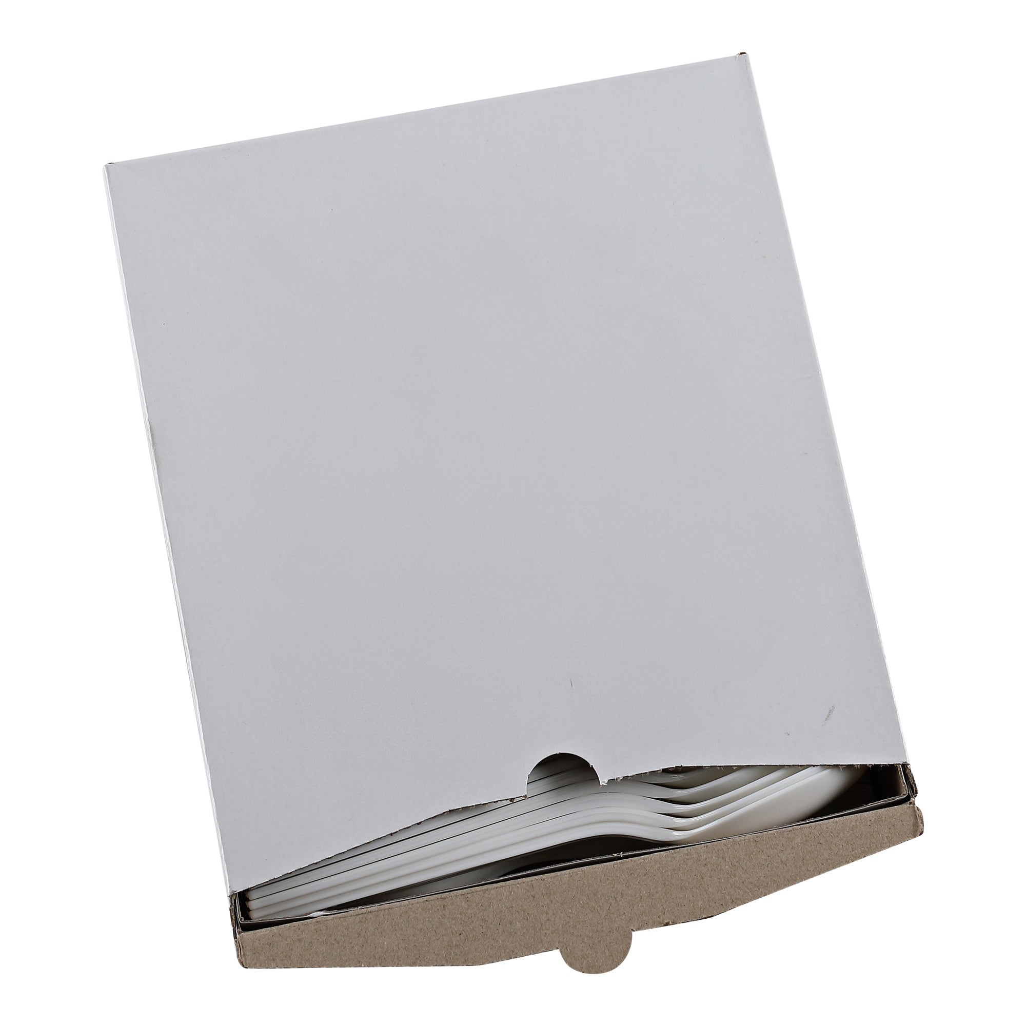 Empress Extra Heavy Weight Polystyrene White Teaspoons - 100ct