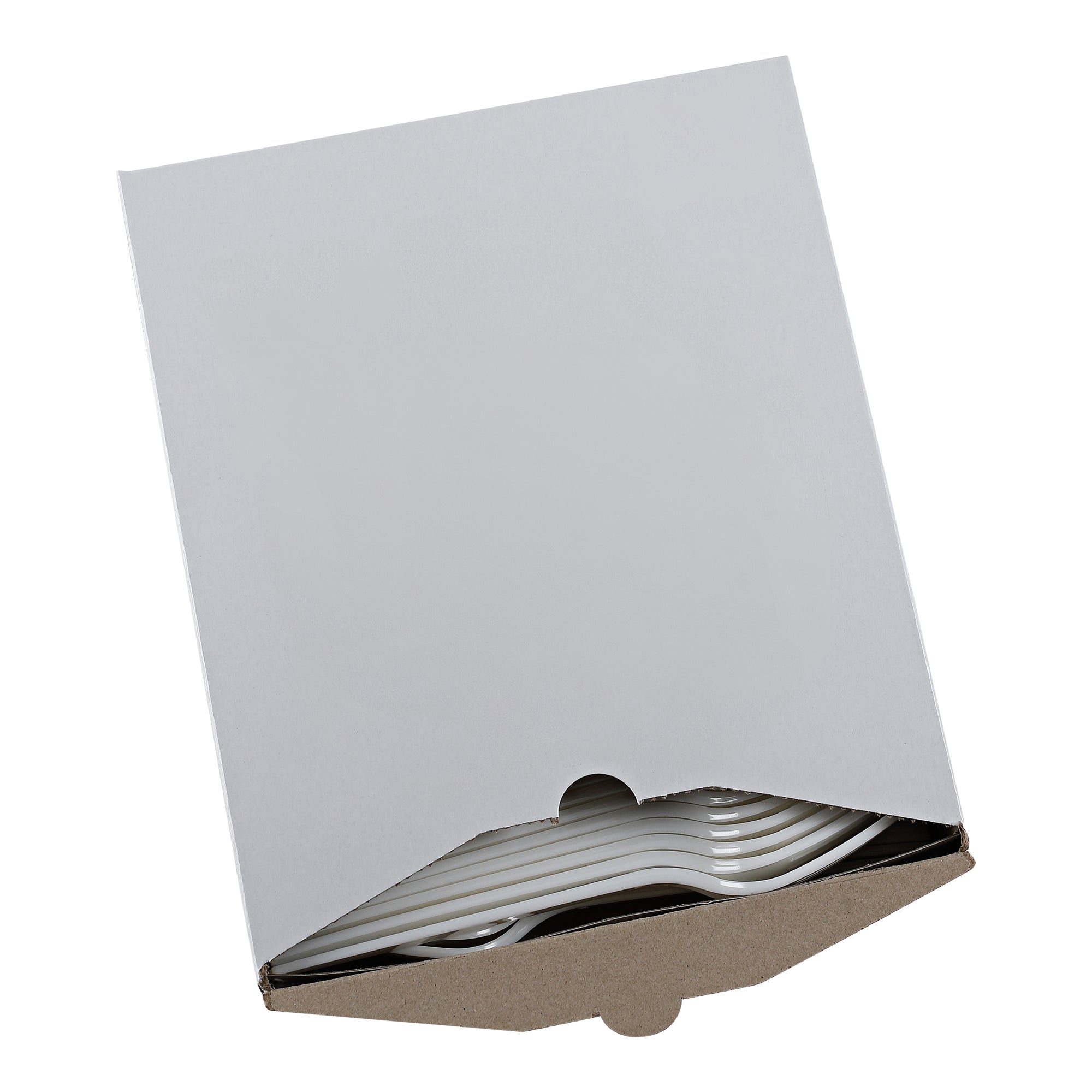 Empress Extra Heavy Weight Polystyrene White Forks - 100ct