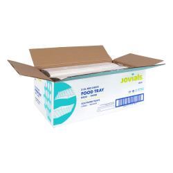 Jovials™ #300 Red & White Paper Food Tray