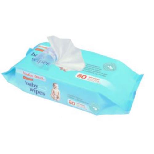 Unscented Baby Wipes – 80 Count (12 Packs per Case)