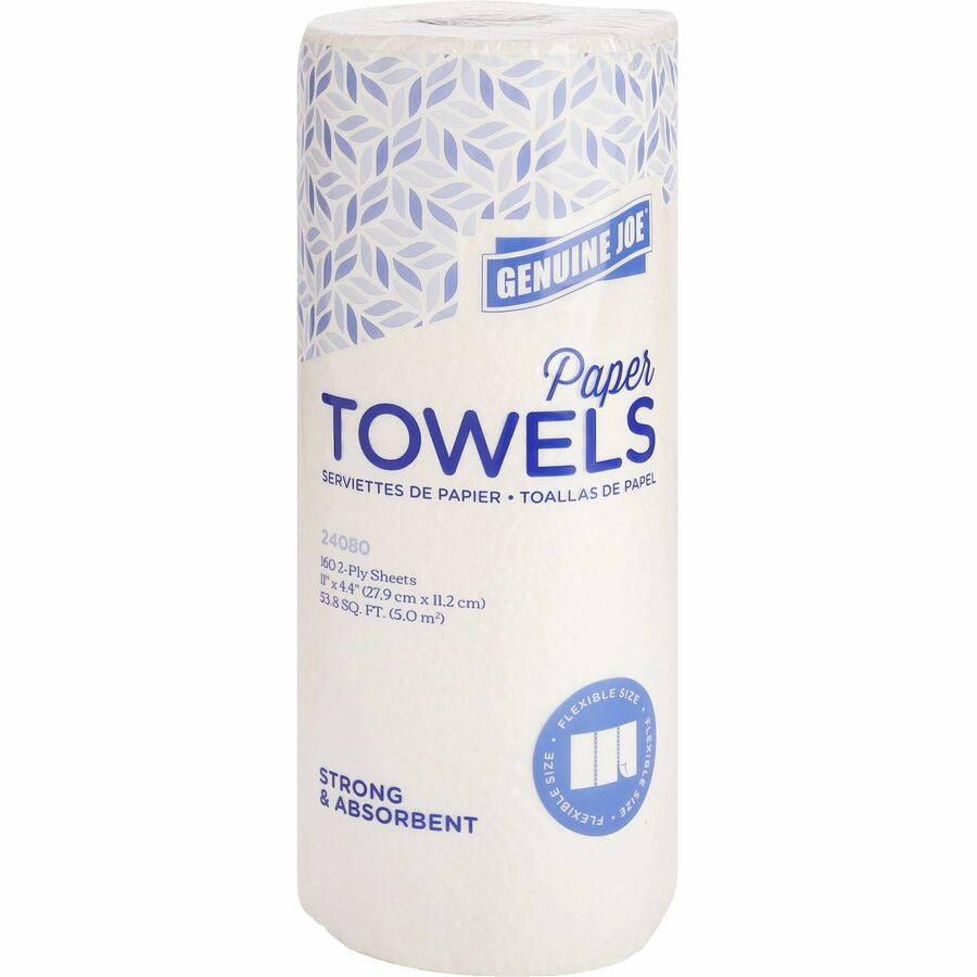 Genuine Joe® Flexible Size Kitchen Towels - 30ct