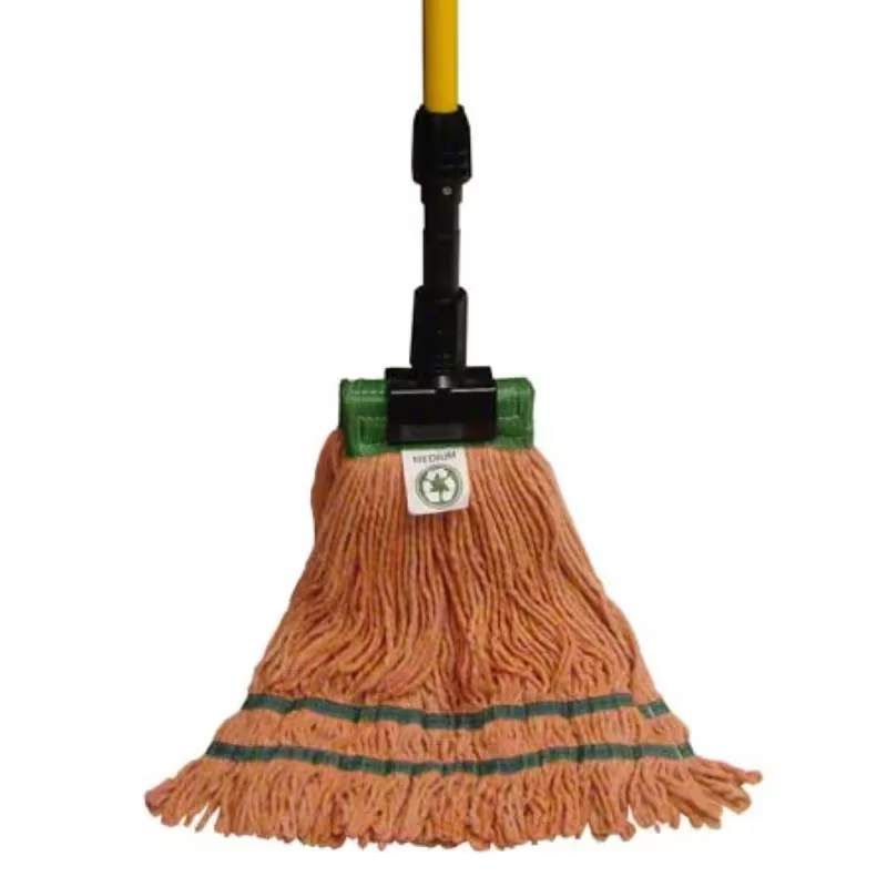 Starborne™ Medium Looped-End Wet Mop – Orange, 5” Headband