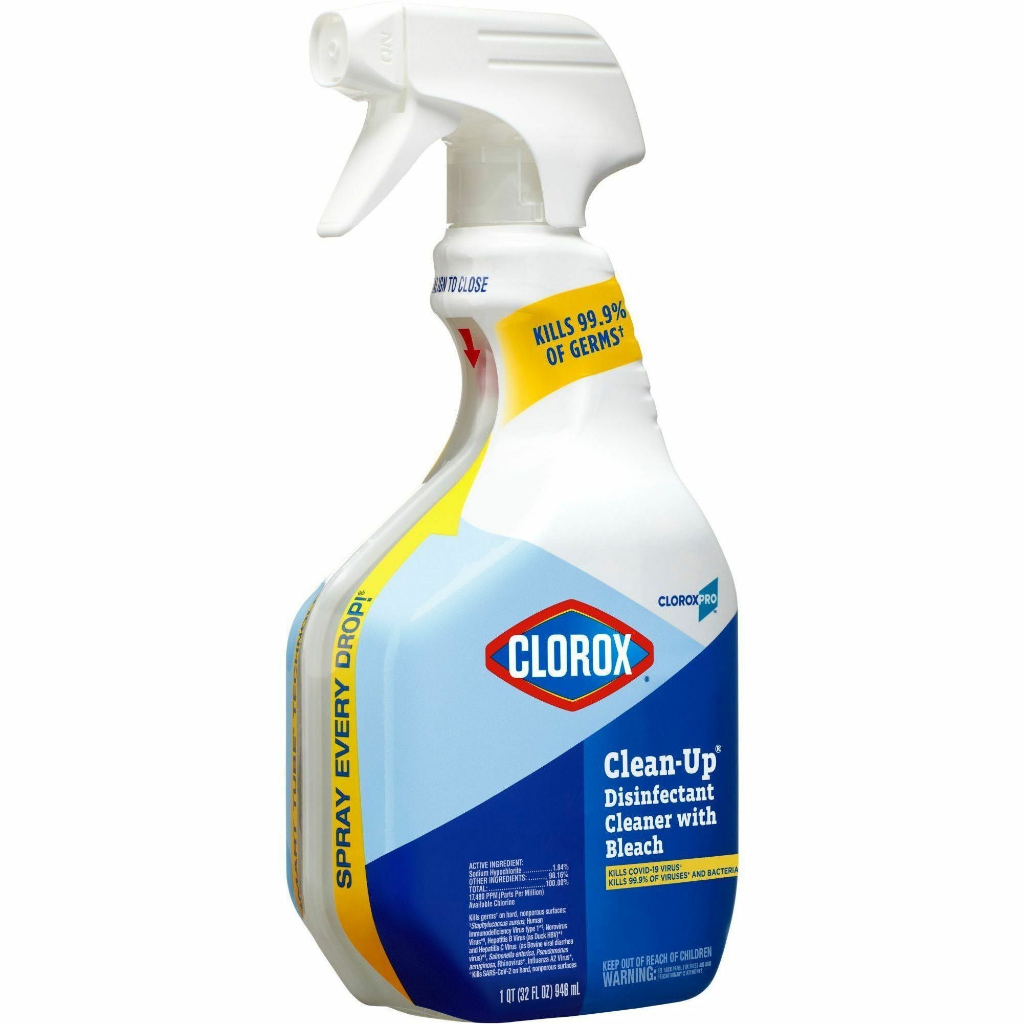 CloroxPro™ Clean-Up Disinfectant Cleaner Spray with Bleach 32oz - 9ct