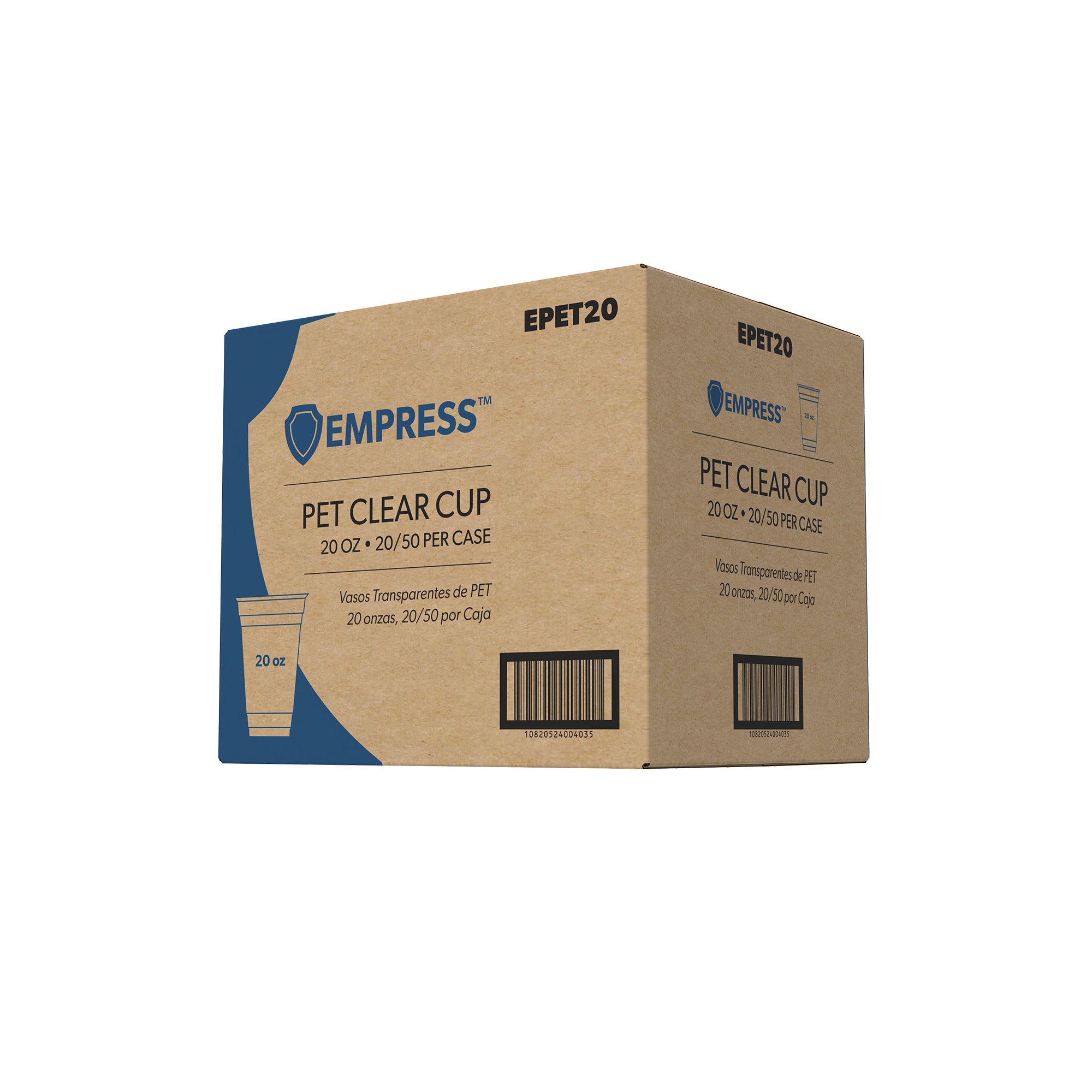 Empress® PET Clear Cup – 20 oz