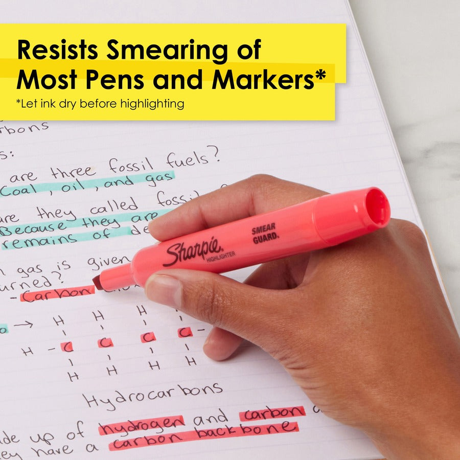 Sharpie® SmearGuard™ Tank Style Highlighters – Assorted Colors