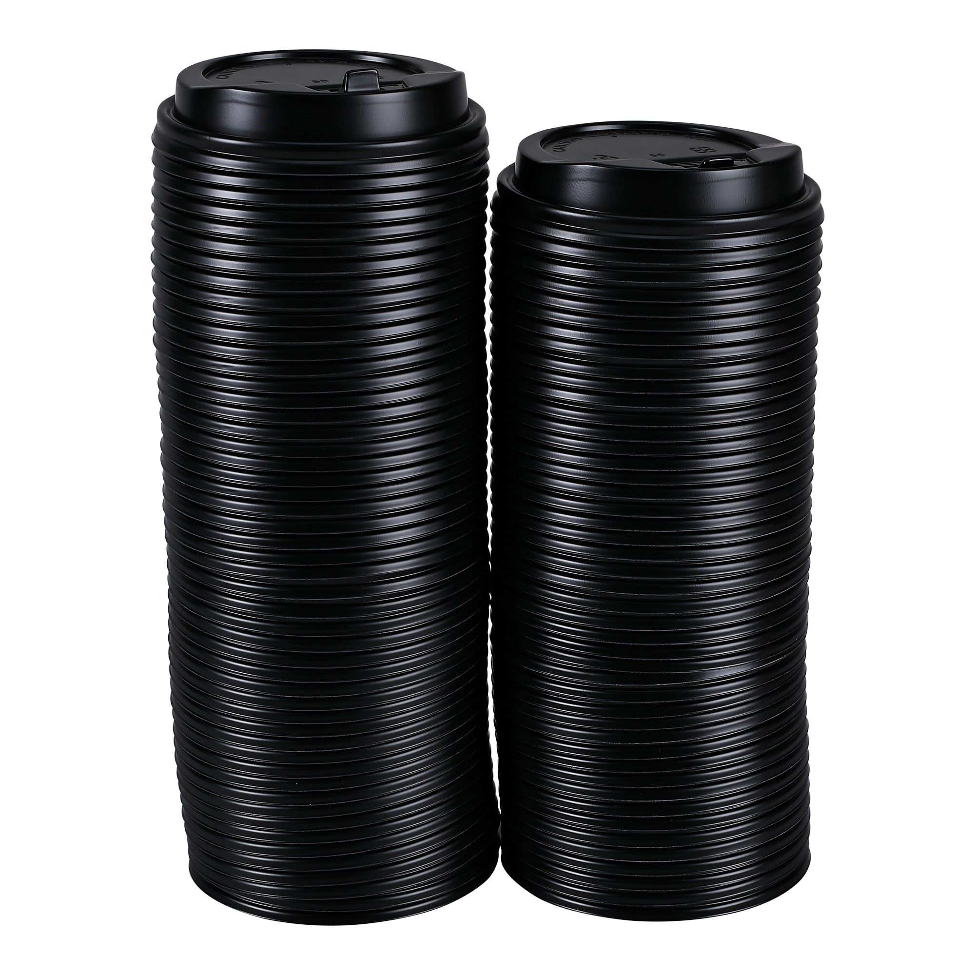 Empress® Black Dome Lid for 10–20 oz Paper Hot Cups – 90 mm Rim
