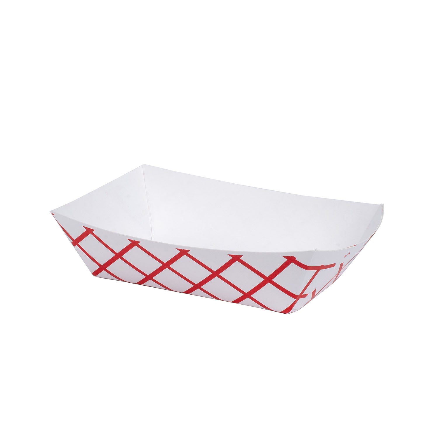Jovials™ #200 Red & White Paper Food Tray