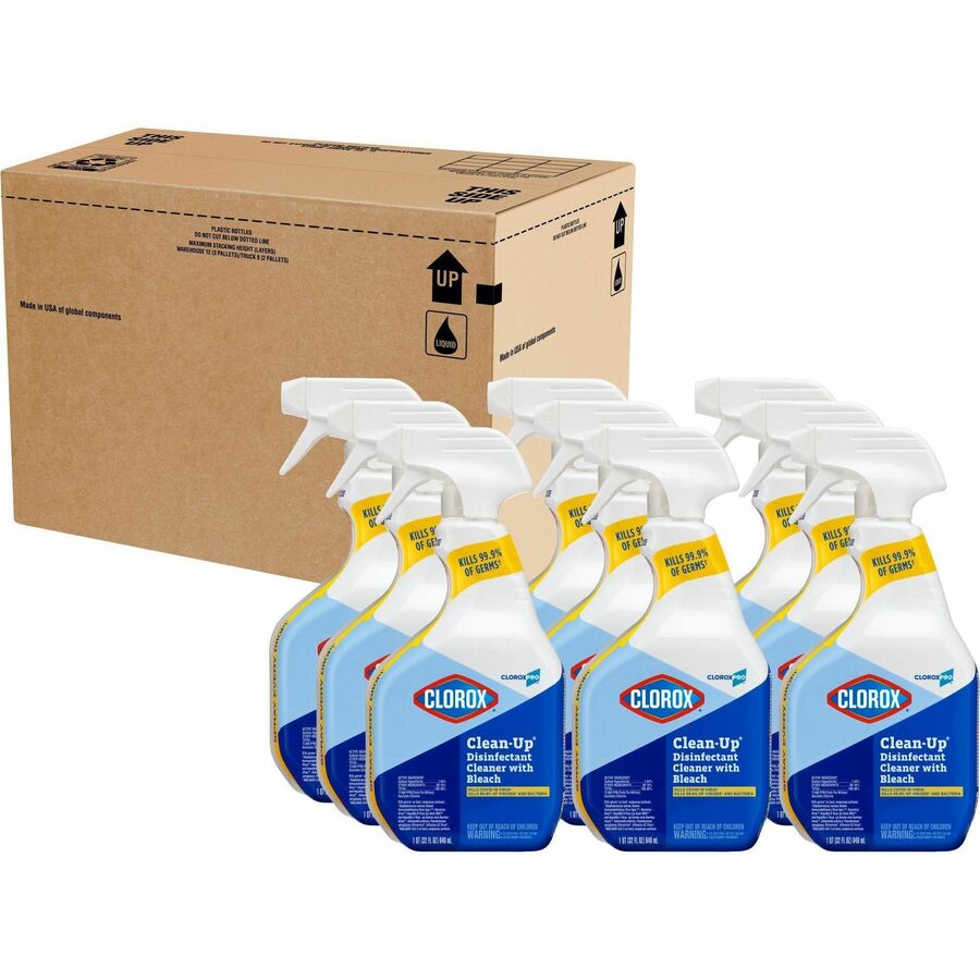 CloroxPro™ Clean-Up Disinfectant Cleaner Spray with Bleach 32oz - 9ct