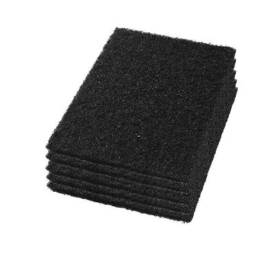 14"x20" Black Stripping Pad – Case of 5