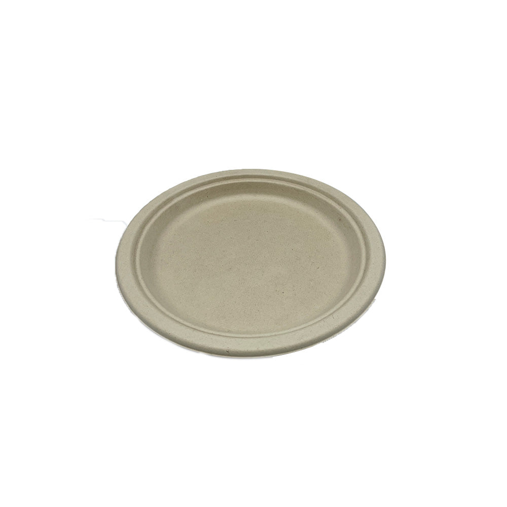 Empress Earth® Heavyweight 9" Natural Bagasse PFAS Free Plate